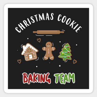 Christmas Cookie Baking Team Gingerbread Sticker